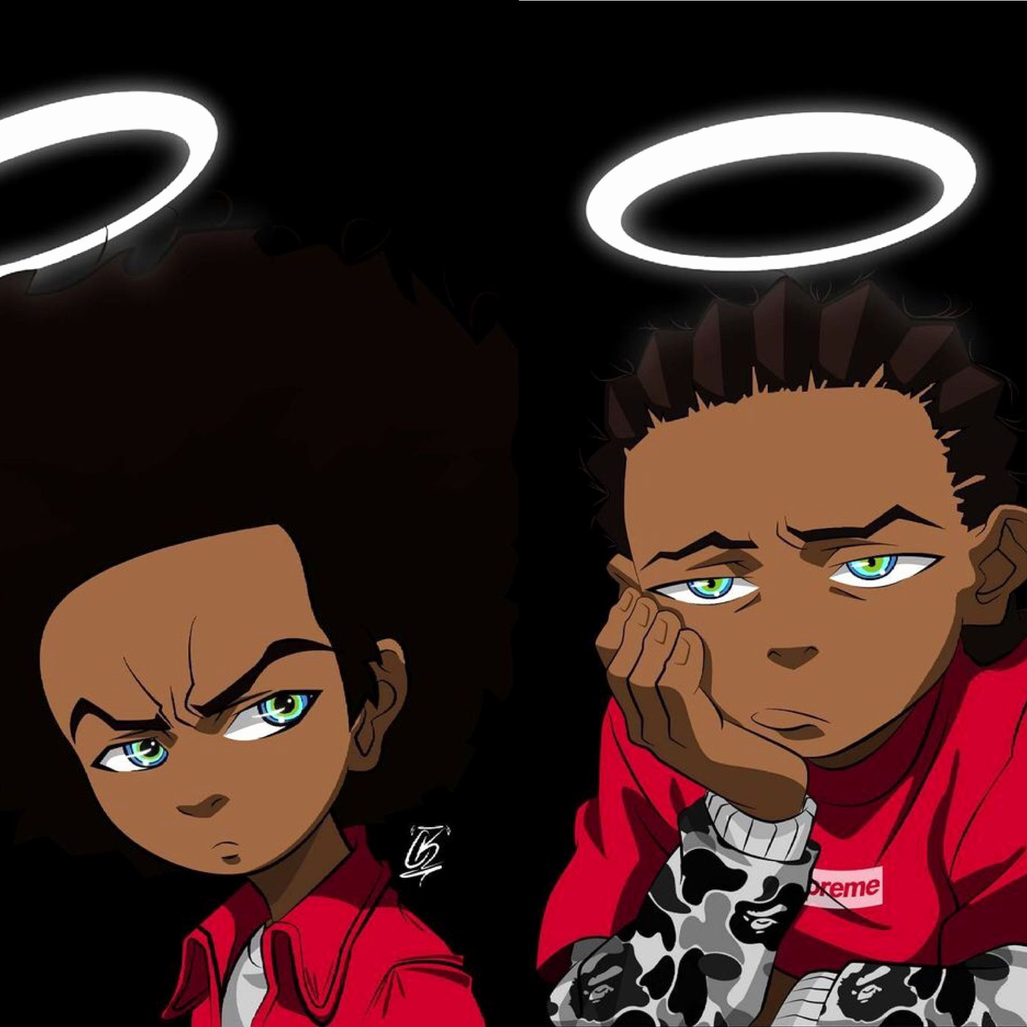 Free Download 73 Boondocks Wallpapers On Wallpaperplay [2048x2048] For Your Desktop Mobile