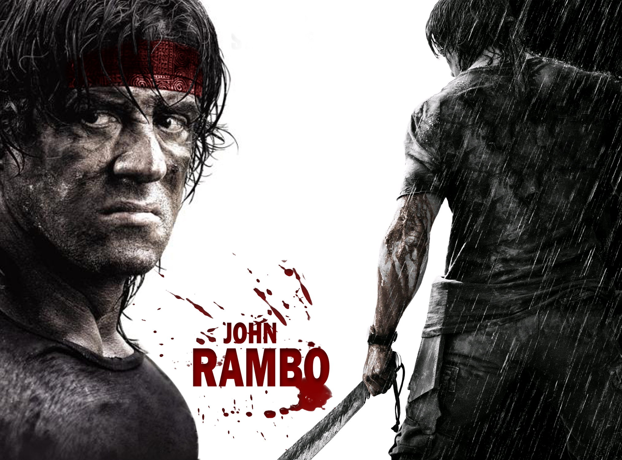 John Rambo By Hu52k4 Desktop Wallpaper
