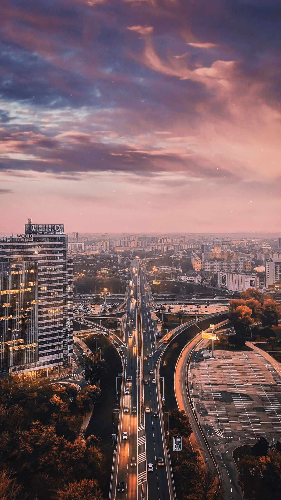 Pink Sunset iPhone Wallpaper