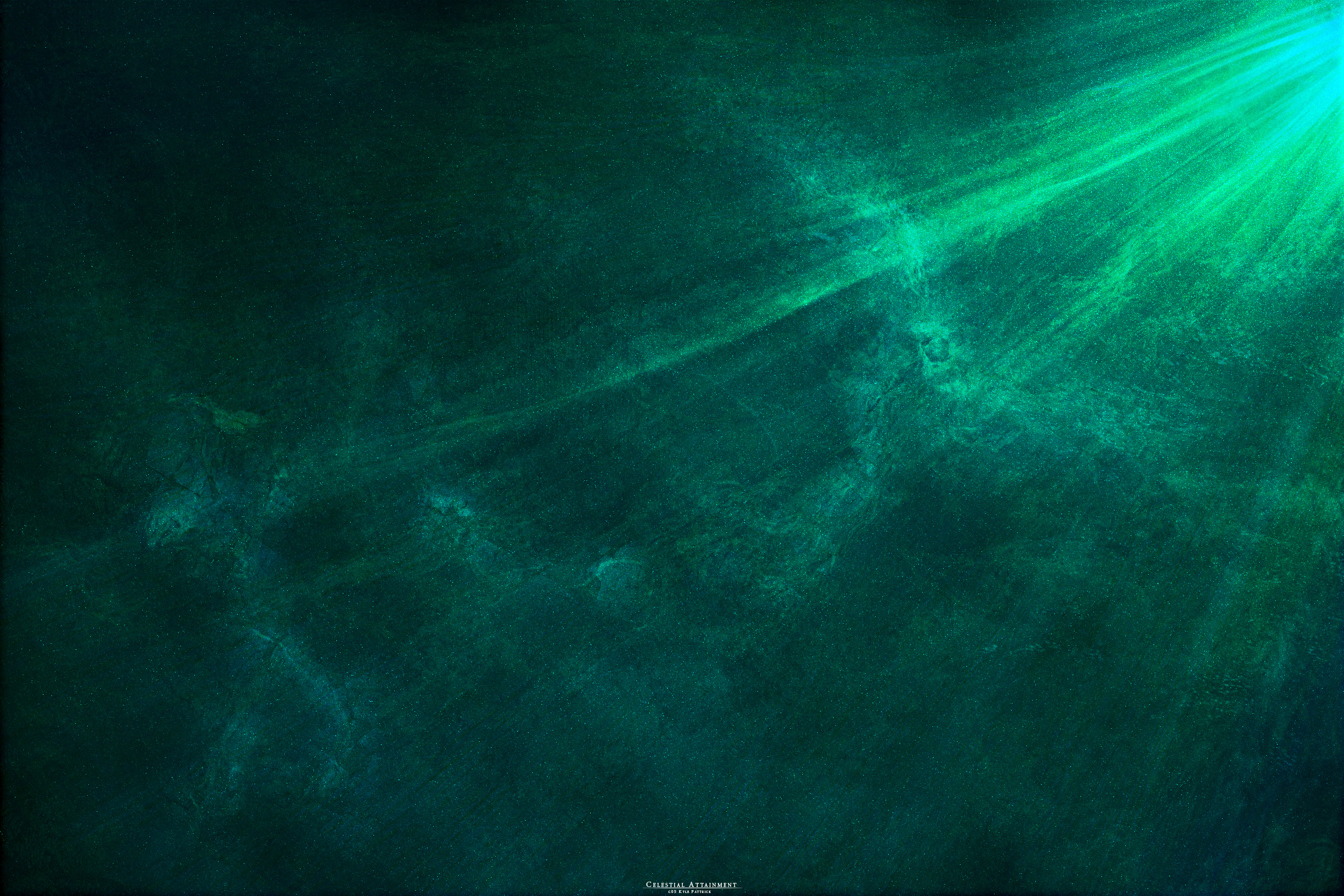 Sunlight Nebula Cg Digital Art Artistic Sci Fi Science Fiction Green