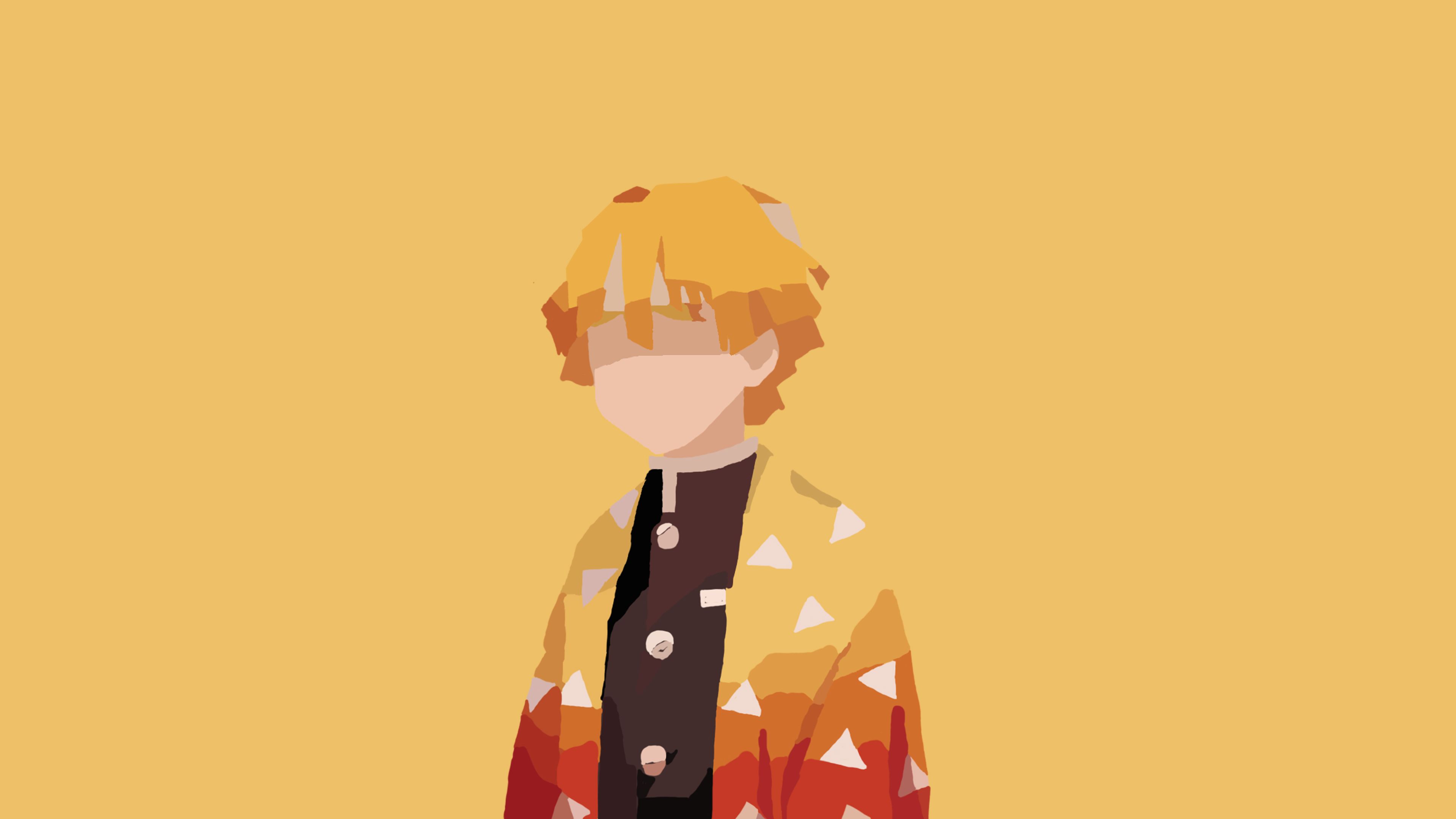 Zenitsu Wallpaper Dekstop Animes