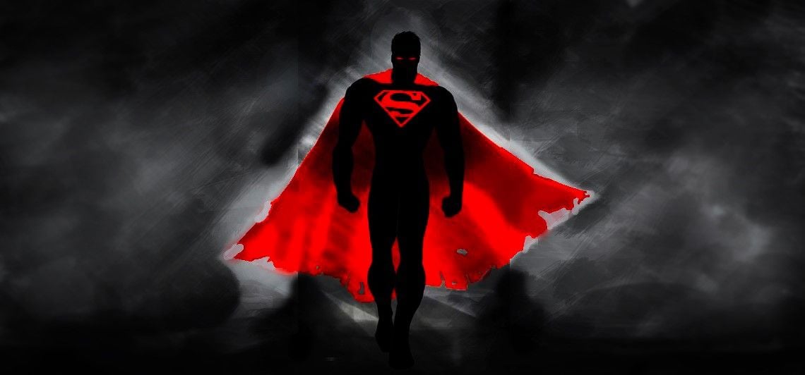 evil Superman desktop wallpaper dark Superman wallpaper