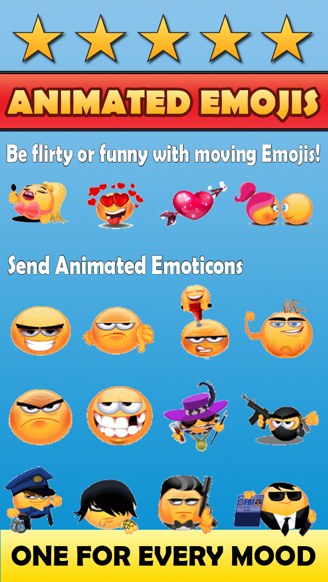 Emoji Magic Keyboard Moving Emoticon Art iPhone Apps Games On