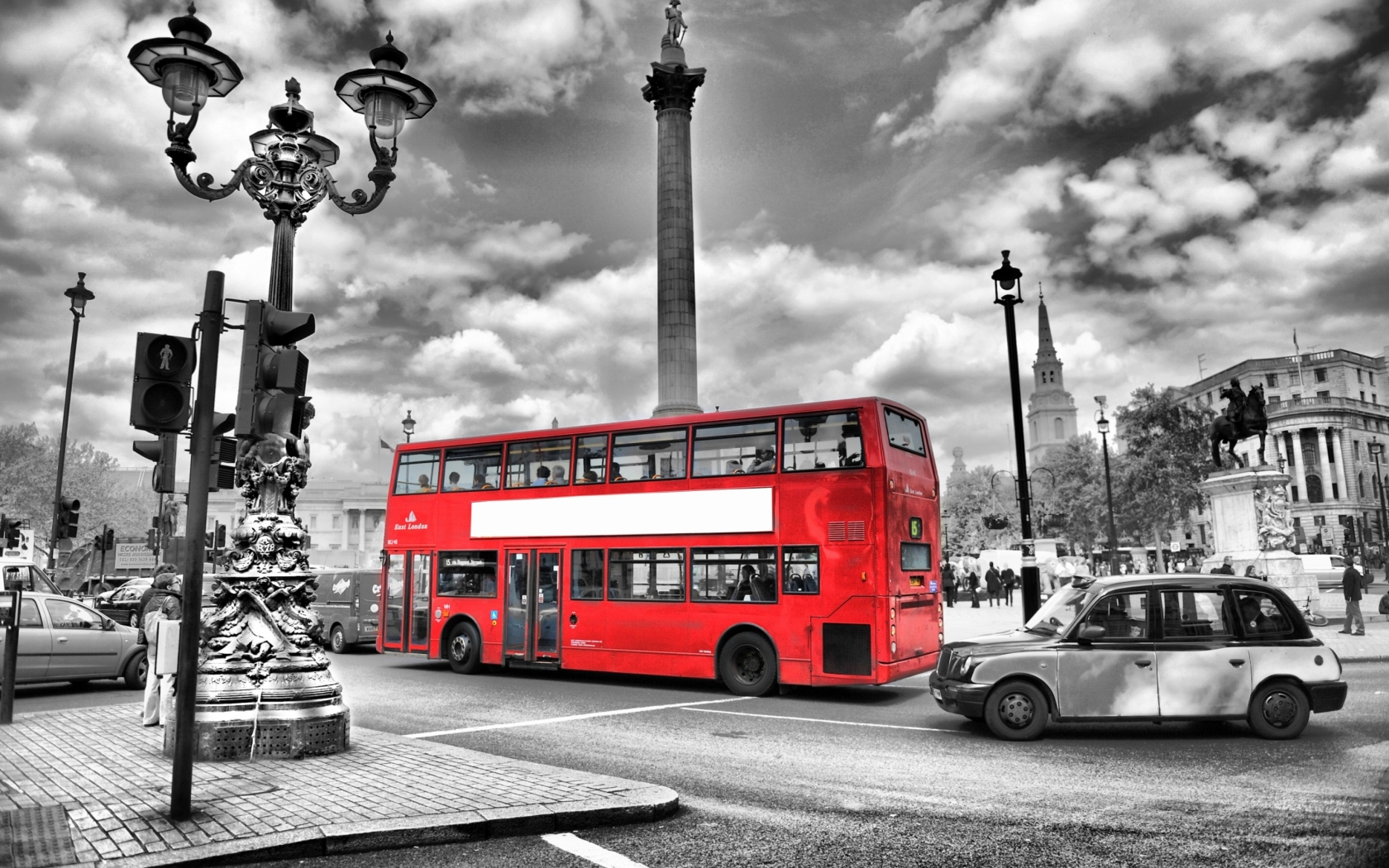 London Bus Widescreen Wallpaper Wide