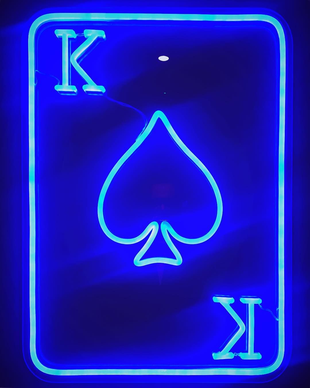 Electric Photography Neon Blue Aesthetic Wallpaper