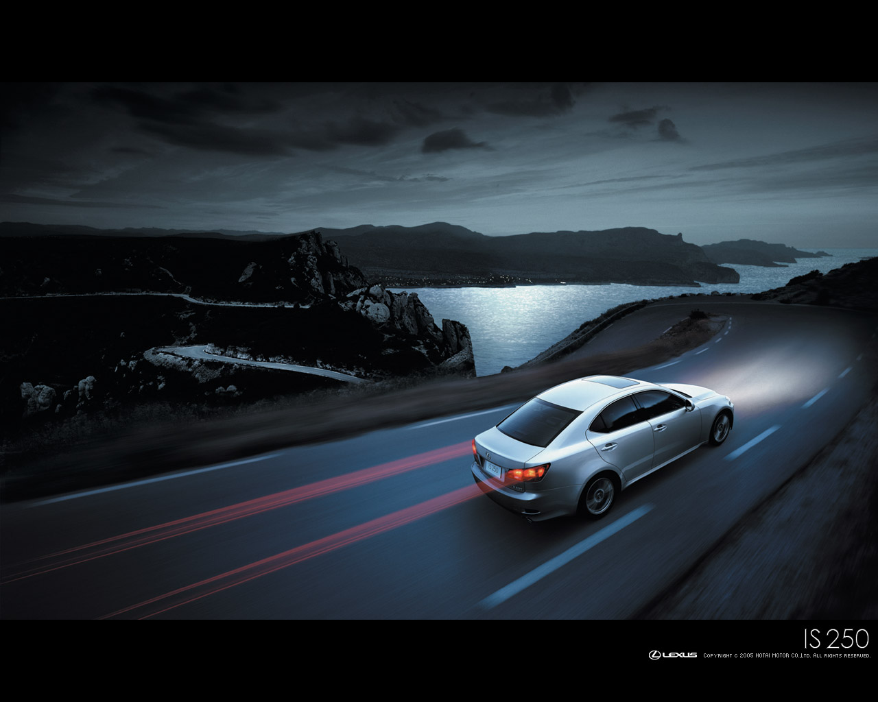Lexus Is Night Desktop Pc And Mac Wallpaper