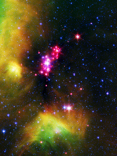Serpens Stars Wallpaper Spitzer Space Telescope Image Of