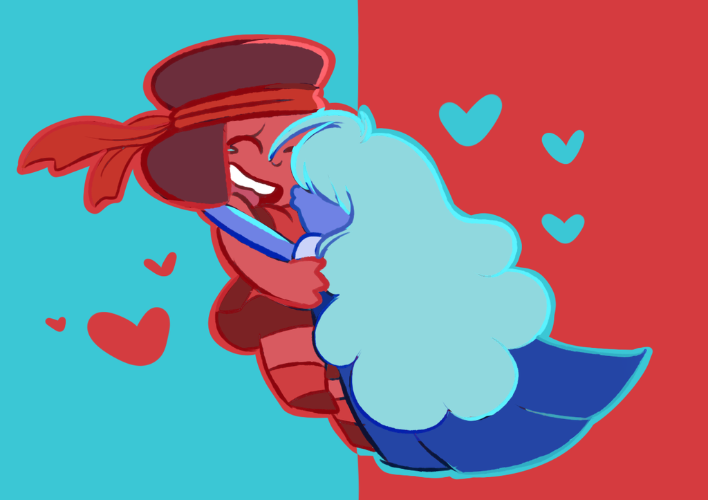 Steven Universe Ruby And Sapphire By Nixipixel