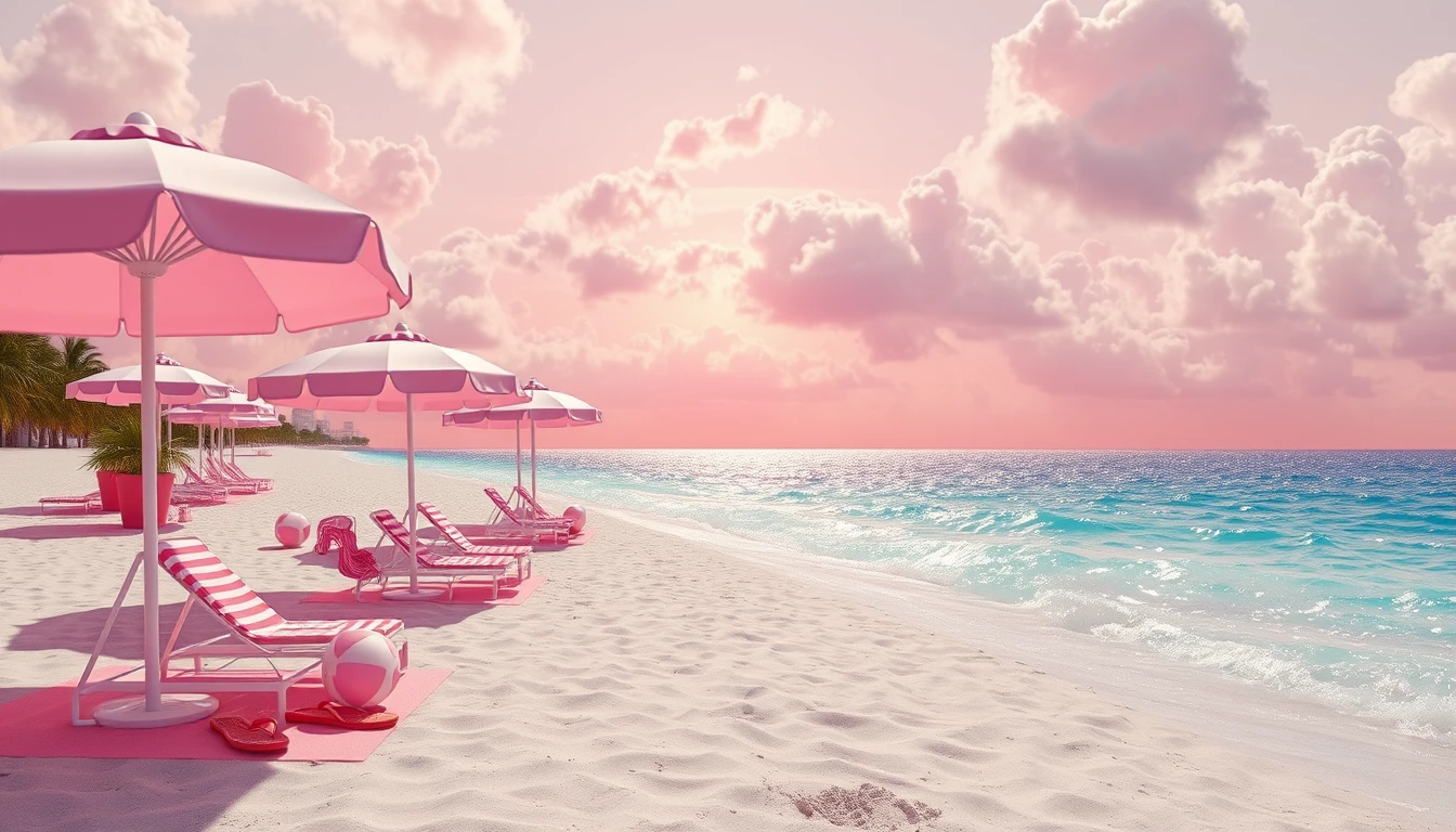 🔥 Free Download Pink Girly Beach Wallpaper by @rebeccaford ...