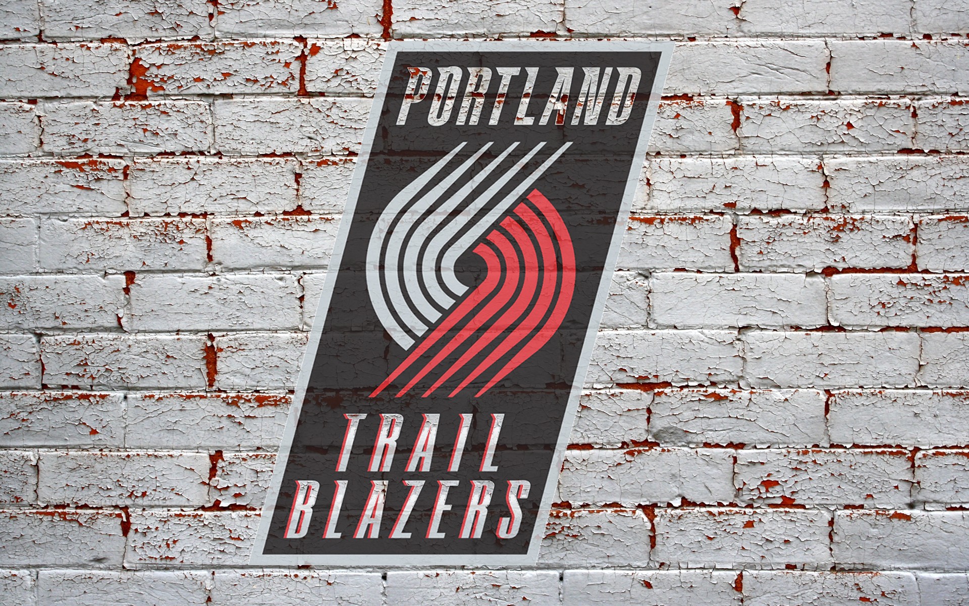 SportsHDwallpaper Portland Trail Blazers Logo On