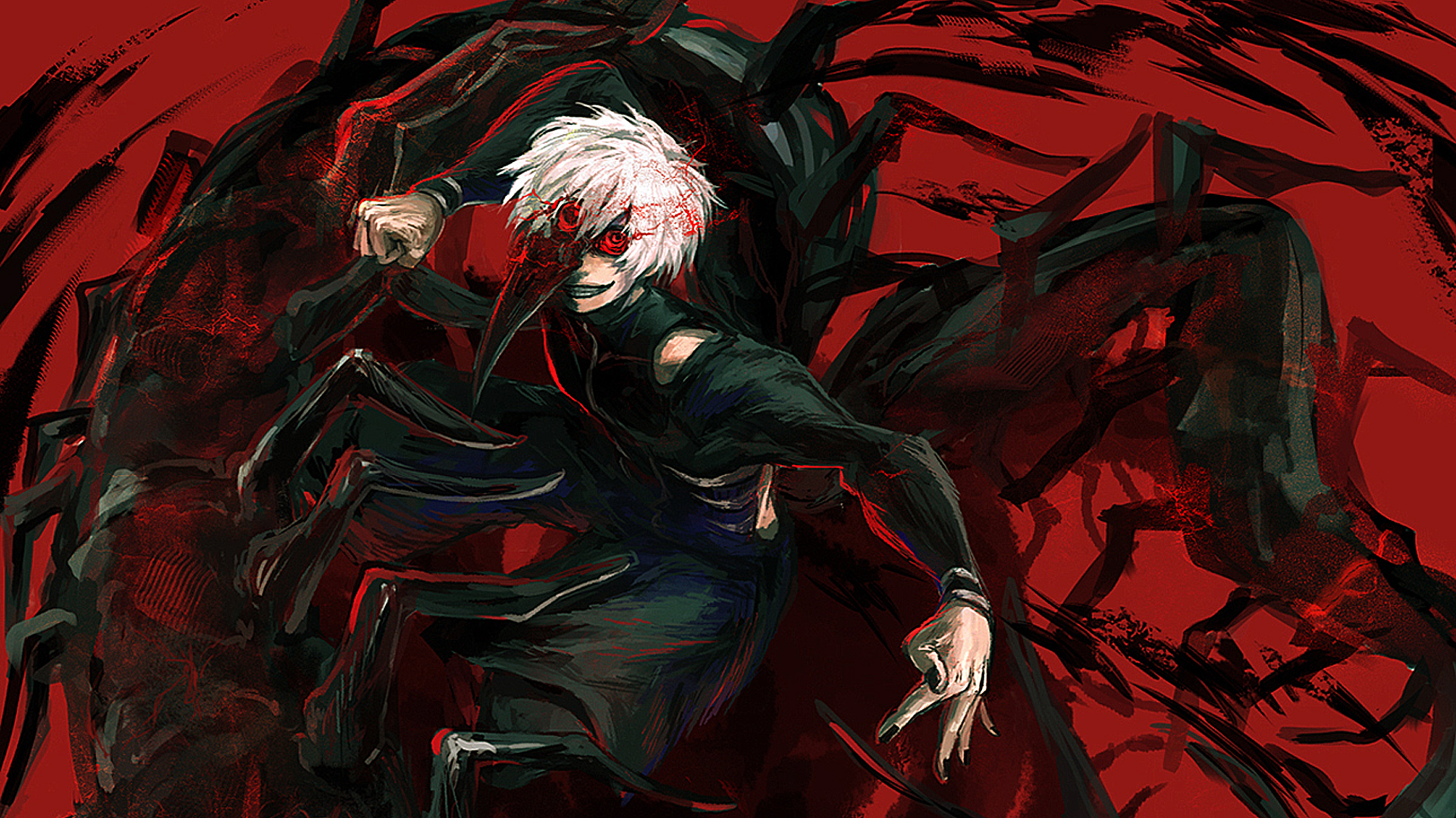 Ken Kaneki Tokyo Ghoul Anime Characters Hd 1080p And