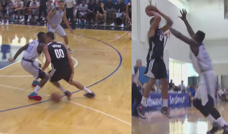 Aaron Gordon Shows Off His Handles Jumper Vs Thunder Back To