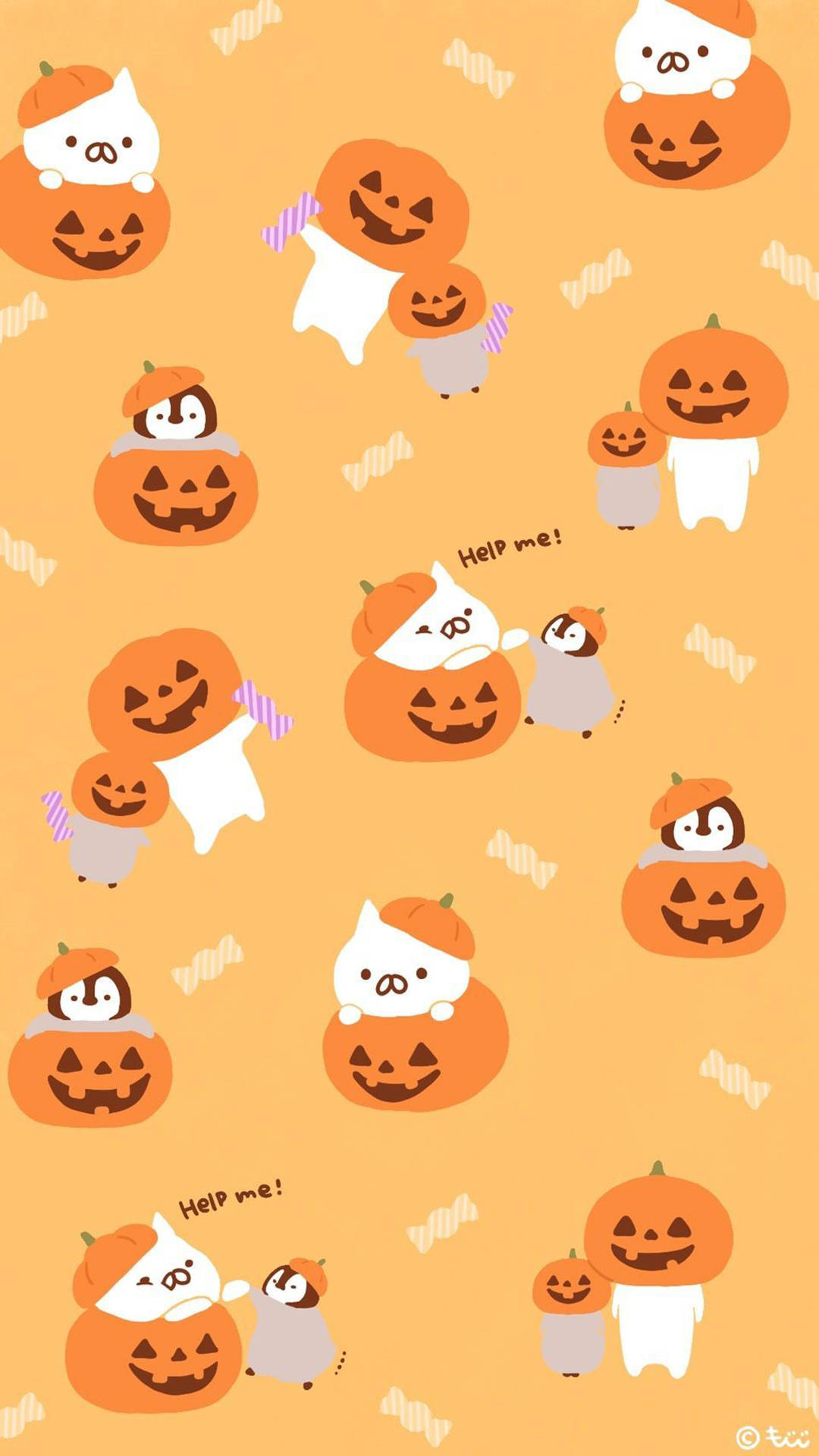 Cute Halloween Phone Wallpaper