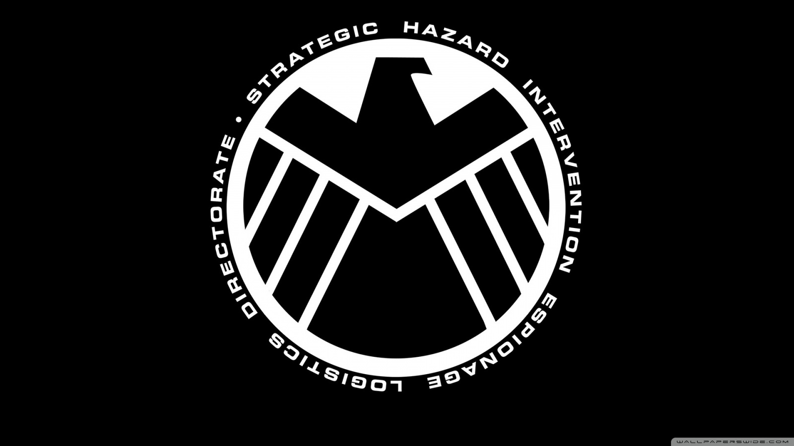 marvel   the avengers shield logo wallpaper 1600x900