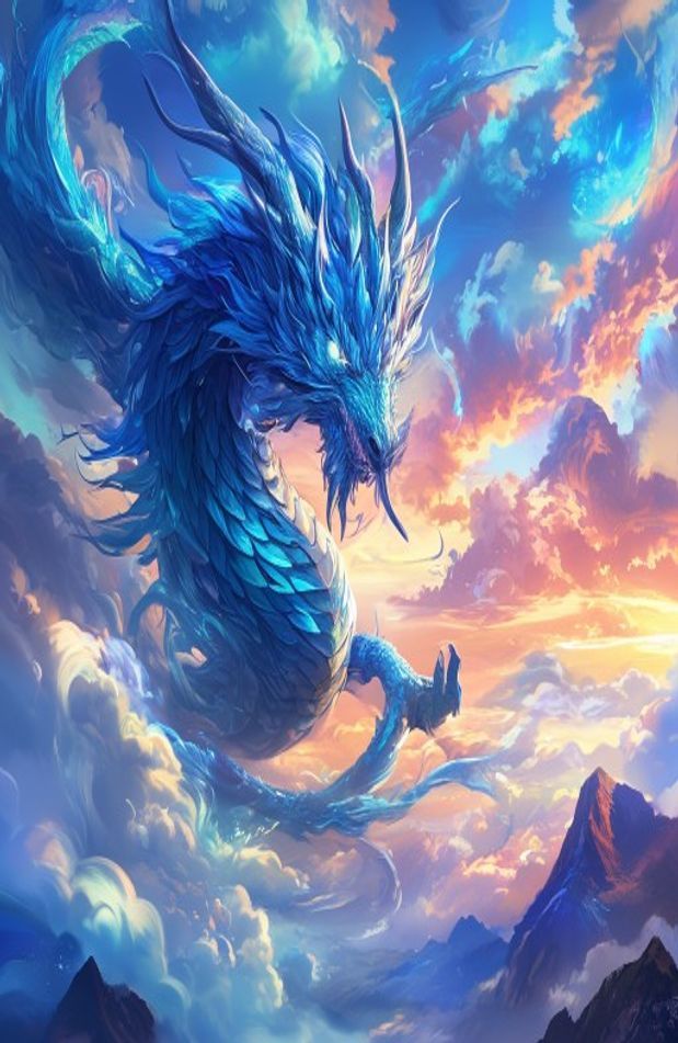Blue Dragon Wallpaper Hd
