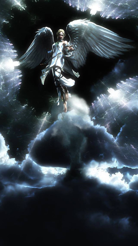 Angel in Sky Art Wallpapers  Angel Aesthetic Wallpaper for iPhone