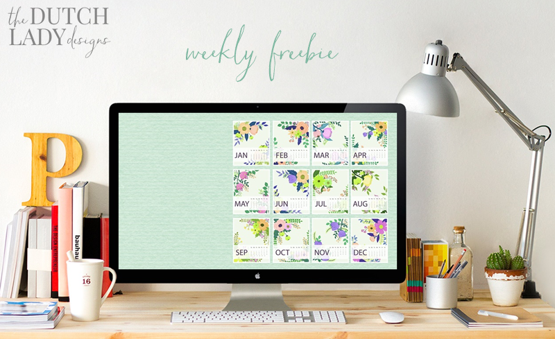 these free bits of design out there so cute This desktop calendar