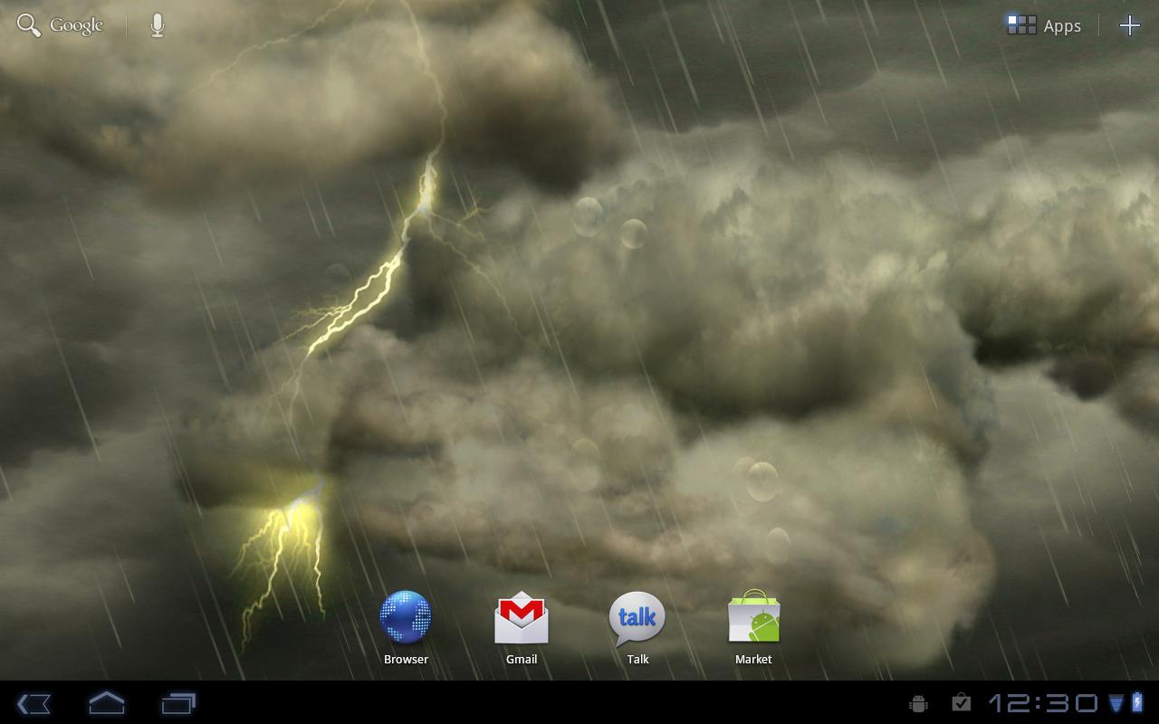 Thunderstorm Wallpaper Android Apps On Google Play
