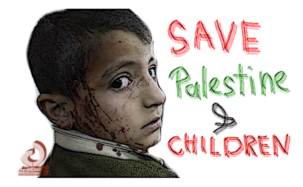 Save Palestine And Children Wallpaper By Chromdesign