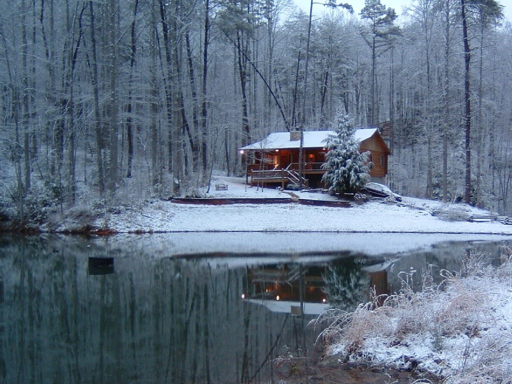Blue Ridge Cabin Rental Mountain Log Cabin On Spring Fed Lake