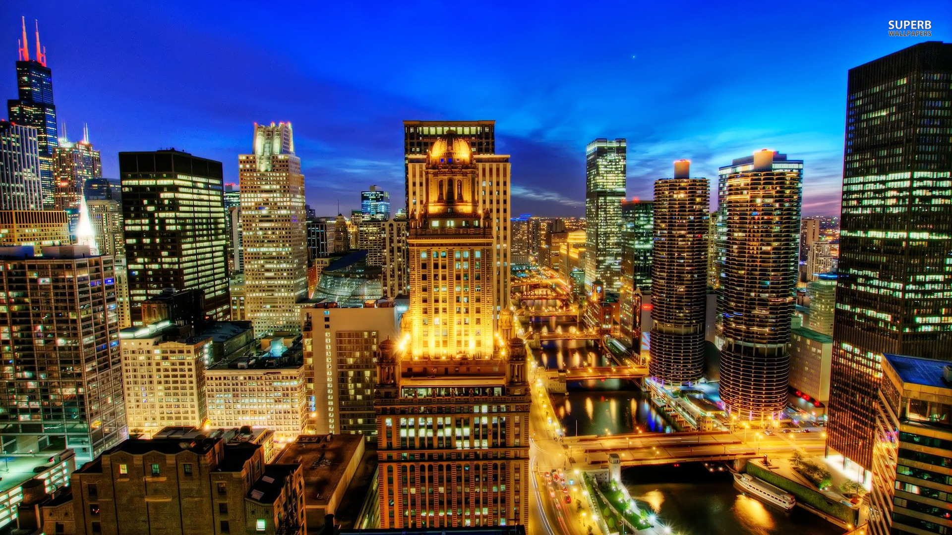 Chicago Skyline Wallpaper World