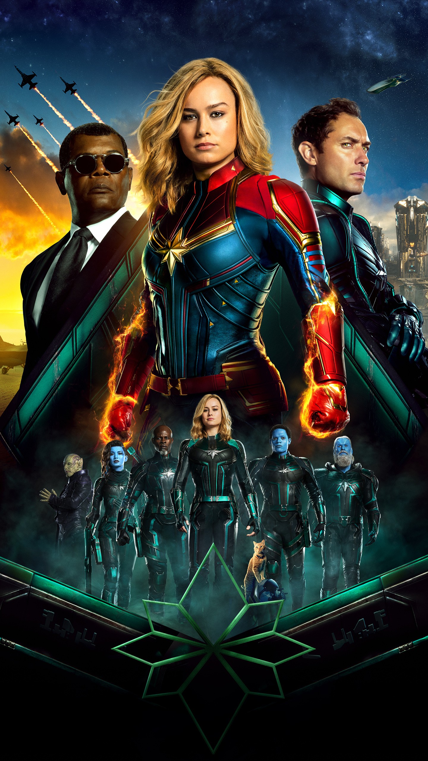 Captain Marvel Phone Wallpaper