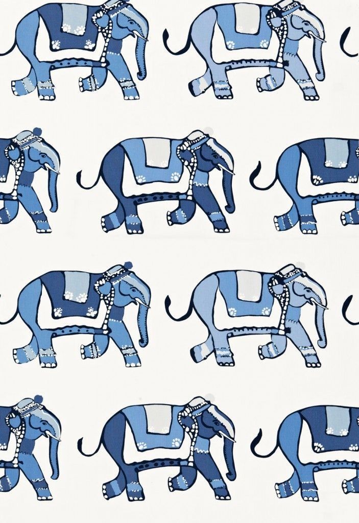 Blue Elephant Wallpaper