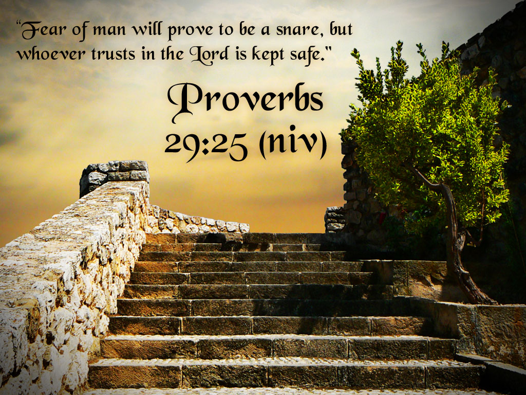 Free Christian Wallpapers Proverbs 29 25jpg