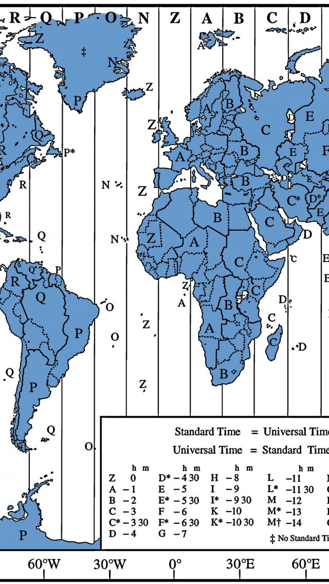 maps time zones world map Mobile resolutions 640x960 640x1136