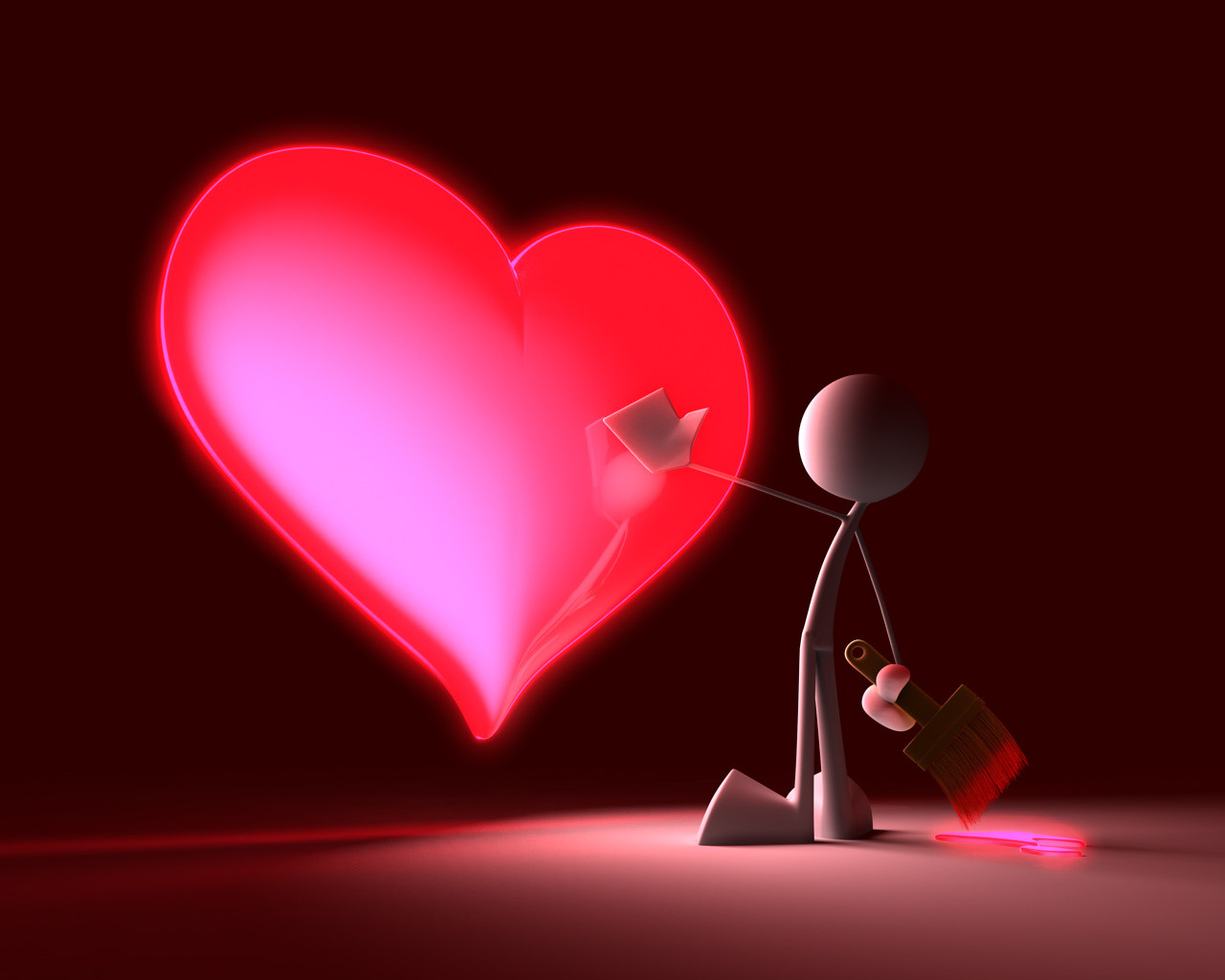 Hearts And Love Wide Screen Wallpaper Top HD