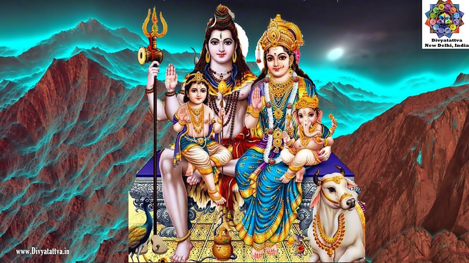 Hindu God Shiva Parvati HD Wallpaper Shanker Gauri Picture