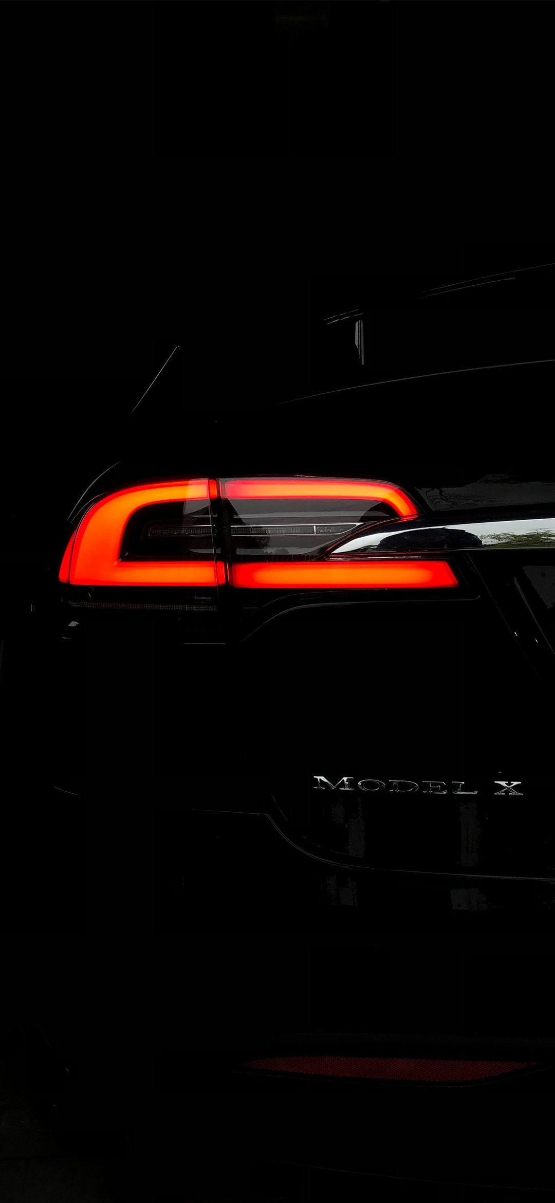 Tail Light Of Black Tesla Model X Vehicle Wallpaper Wallpapermax