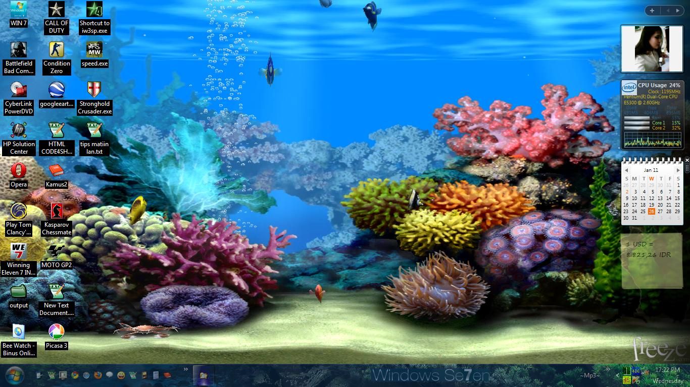3d Sound Desktop Moving Background Living Dolphins Animated