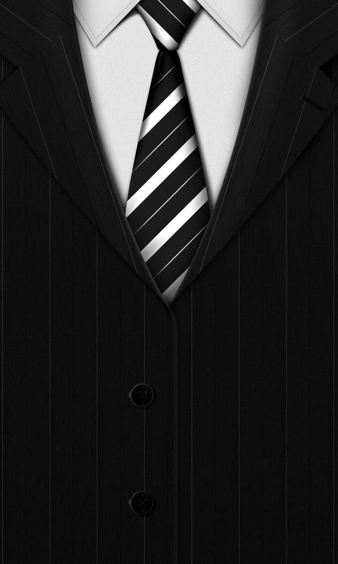 Black Suit Mobile Wallpaper