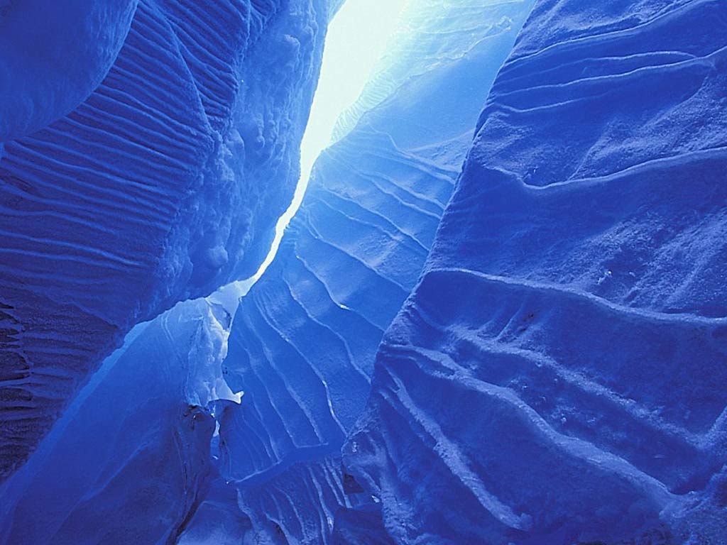 Ice Cave Glacier Alaska Wallpaper