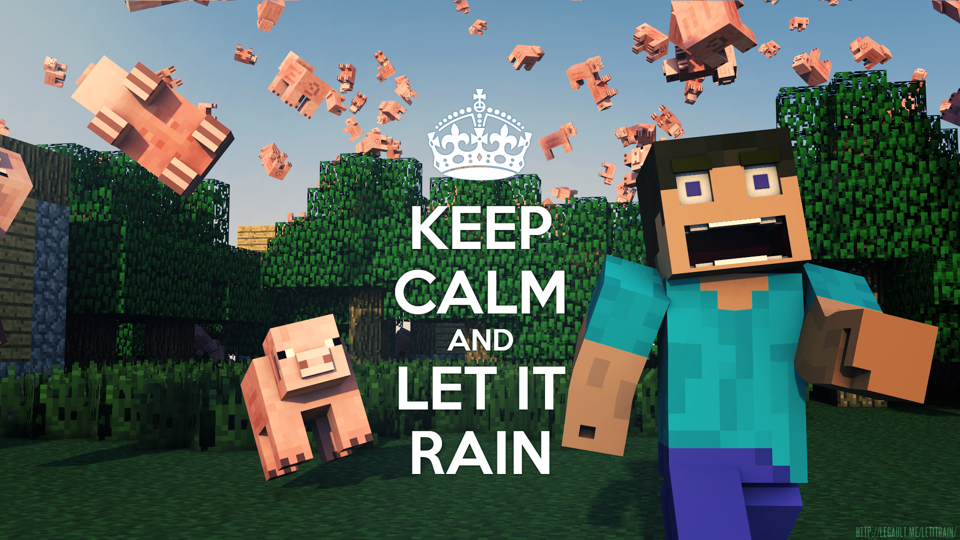 keep calm minecraft pigs Car Pictures