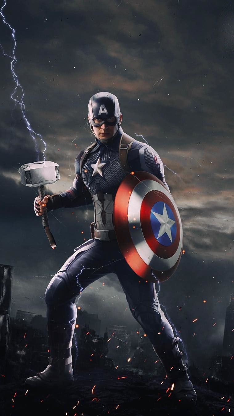 Captain America The Avengers iPhone Wallpaper