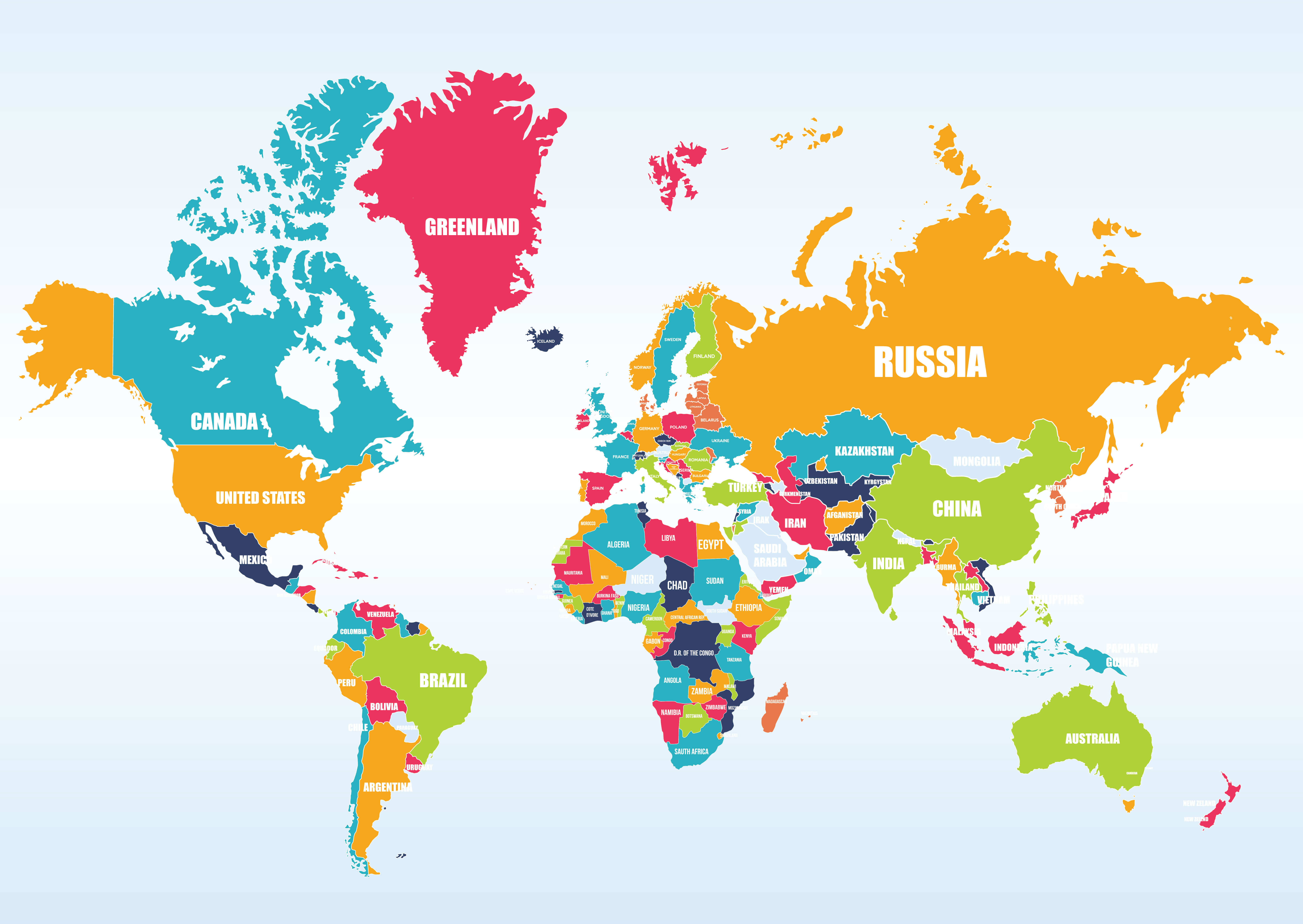 Map Of World Wallpaper