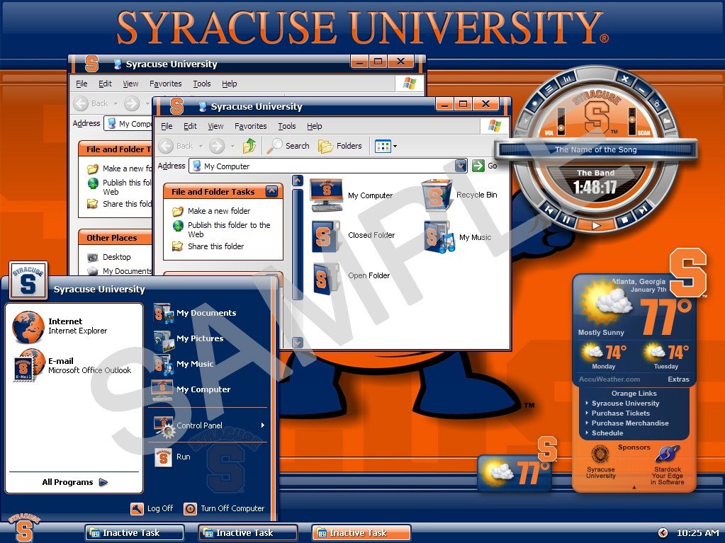Mycolors Syracuse University Desktop Screenshot Of