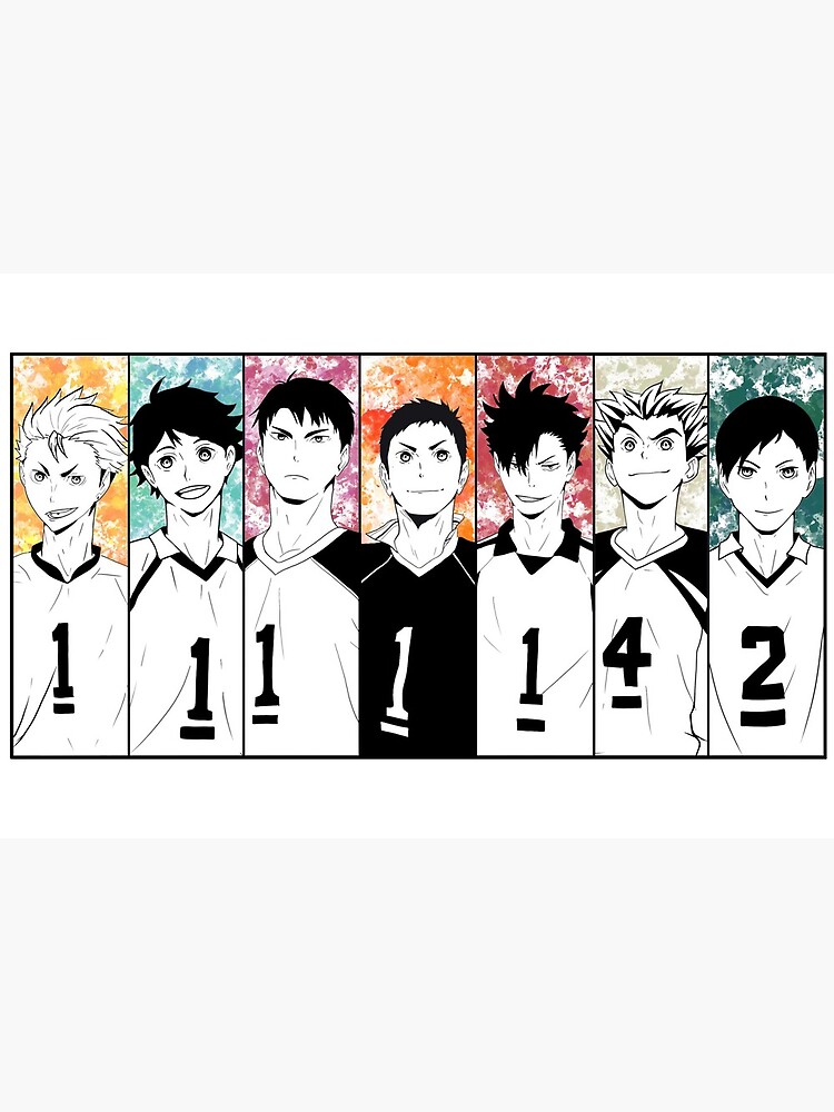 Haikyuu   Captain Squad Art Board Print for Sale by kanh77