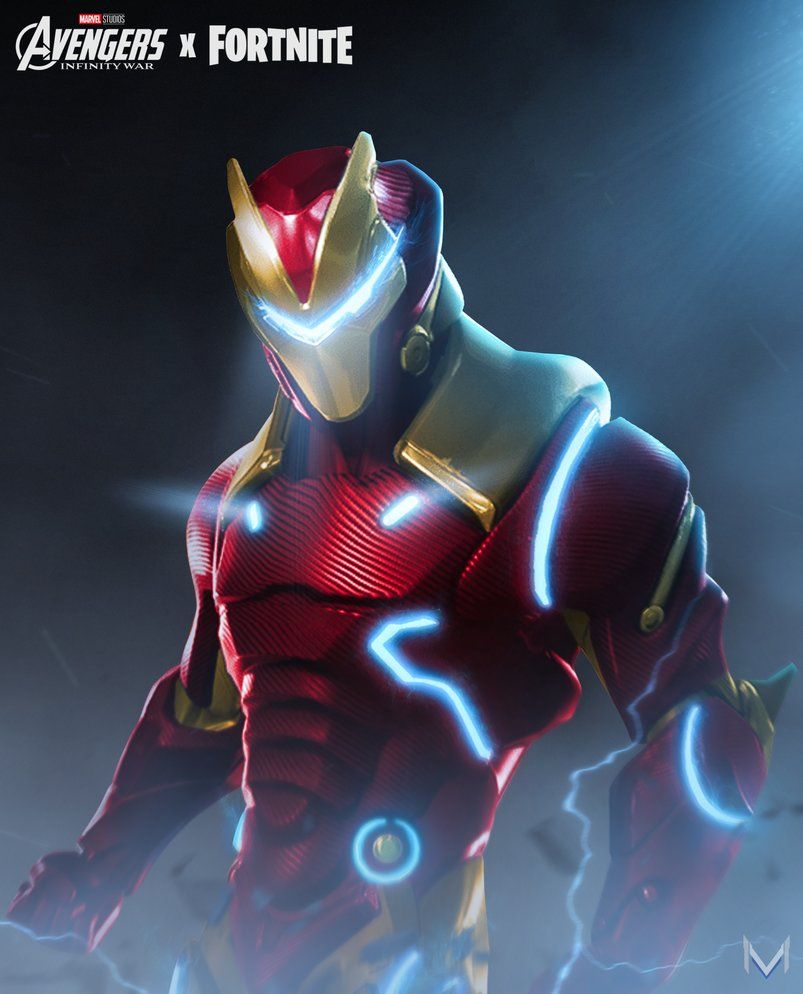 Fortnite X Marvel Ironman By Imizuri Deviantart In
