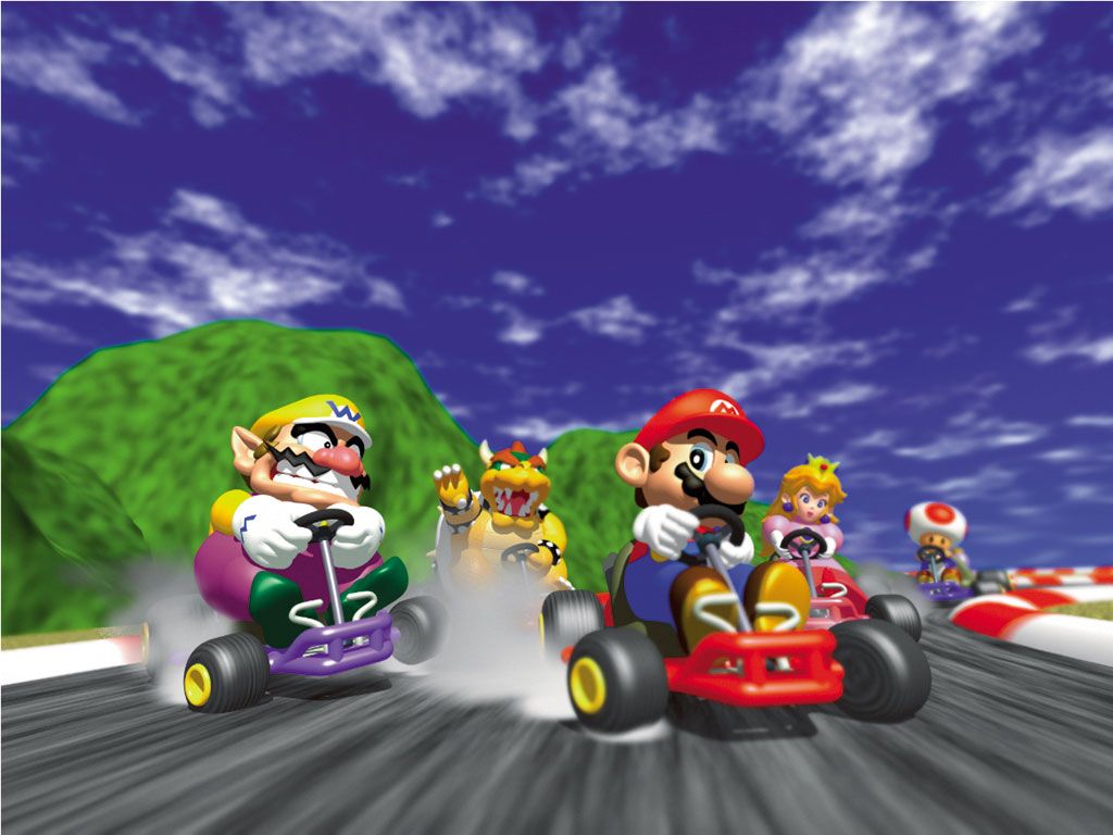 Mario Kart Wallpaper Top Background