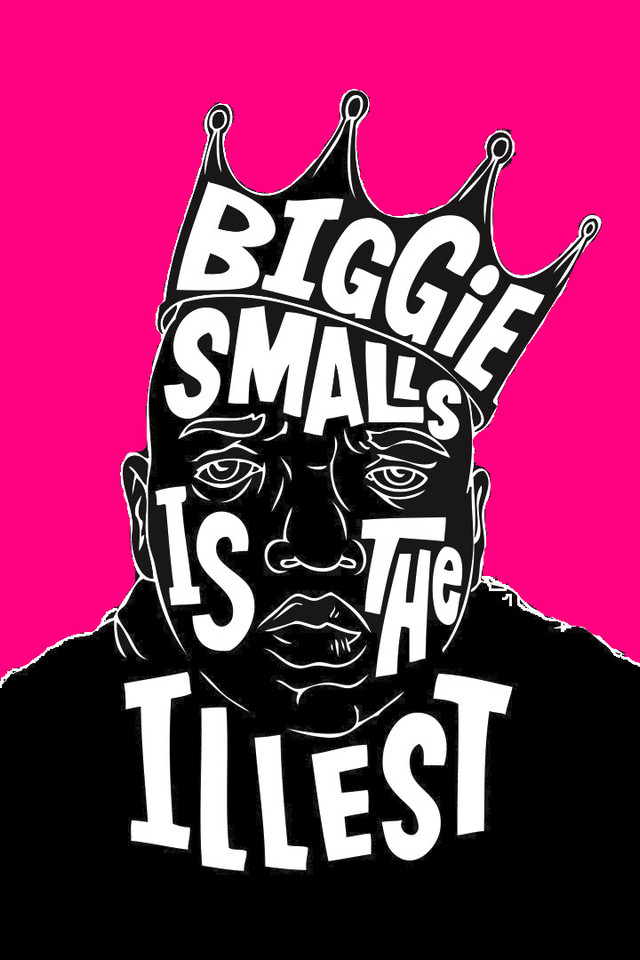 Biggie Smalls is the Illest Wallpaper for iPhone 4 640x960