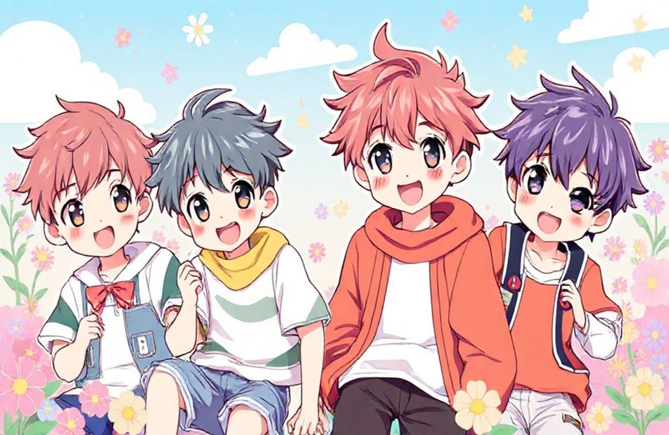 Cute Anime Boys Wallpaper