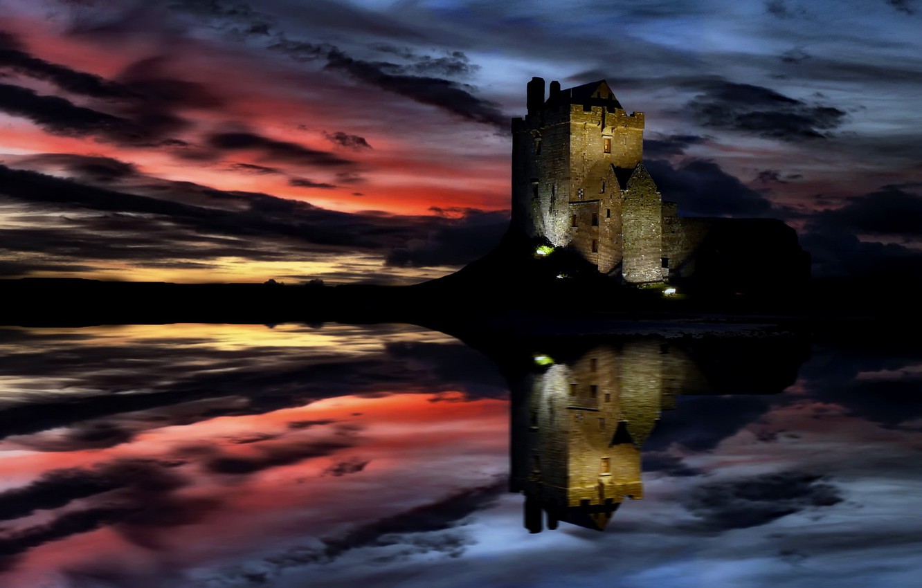 Wallpaper Ireland Galway Dunguaire Castle Image For