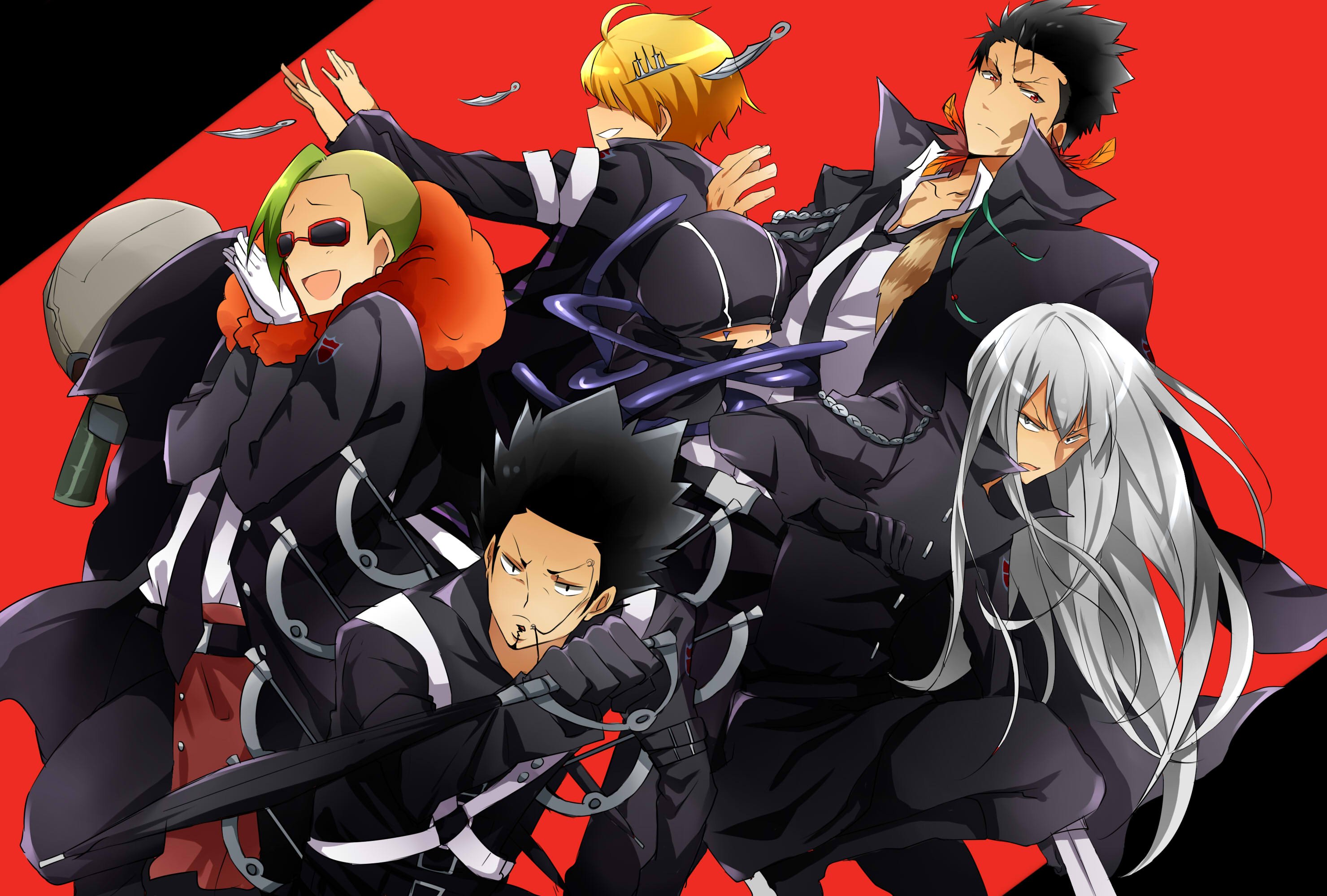 Katekyo Hitman Reborn Lussuria Mammon Superbi Squalo Xanxus