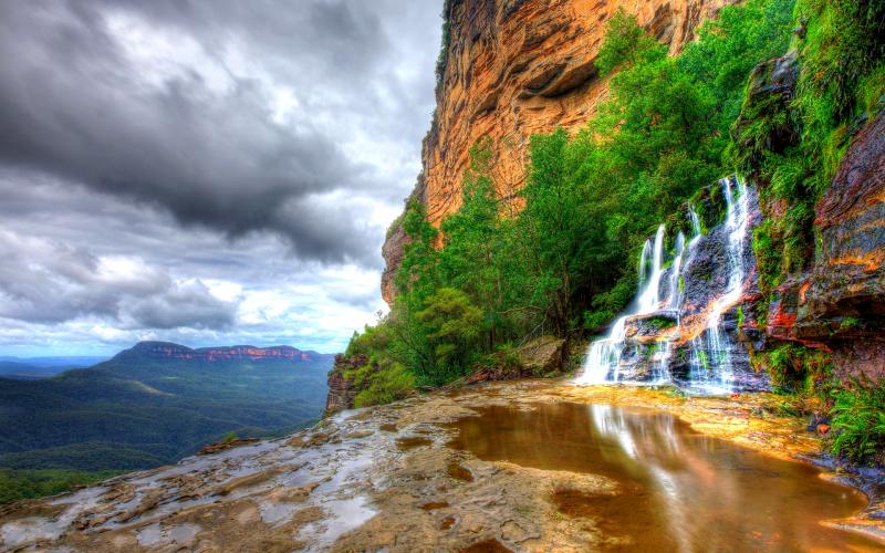 HD Rocky Mountain Falls Wallpaper Download Free   99382