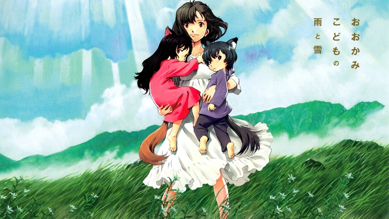 Wolf Children Ame And Yuki Anime Girl 720p Wallpaper