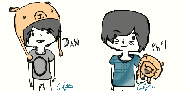 Danisnotonfire And Amazingphil By Cutelupe