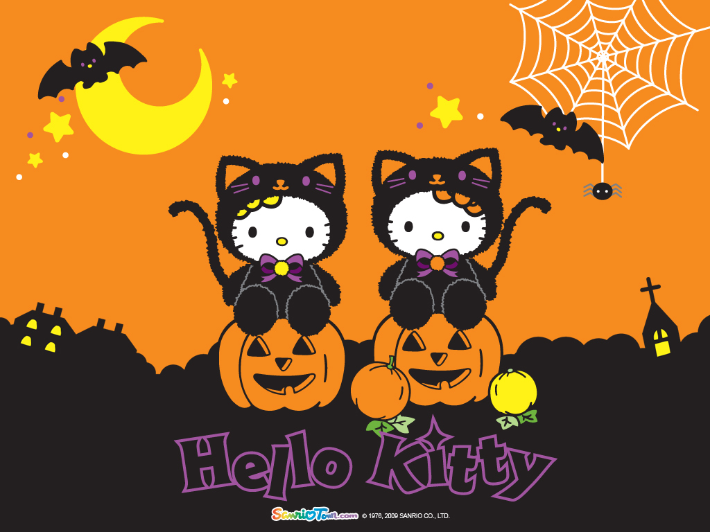 Hello Kitty Halloween Desktop Wallpaper Background